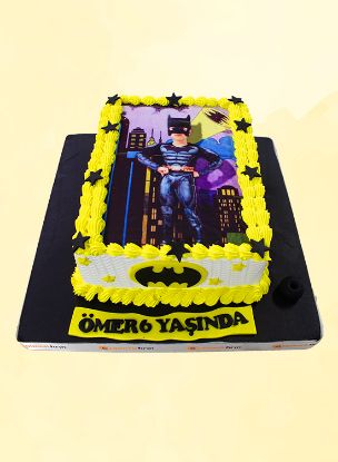 Batman Temalı Doğum Günü Pastası