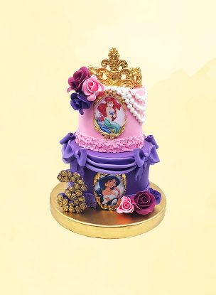 Deniz Kızı Aladdin'in Prensesi Jasmine Temalı Pasta